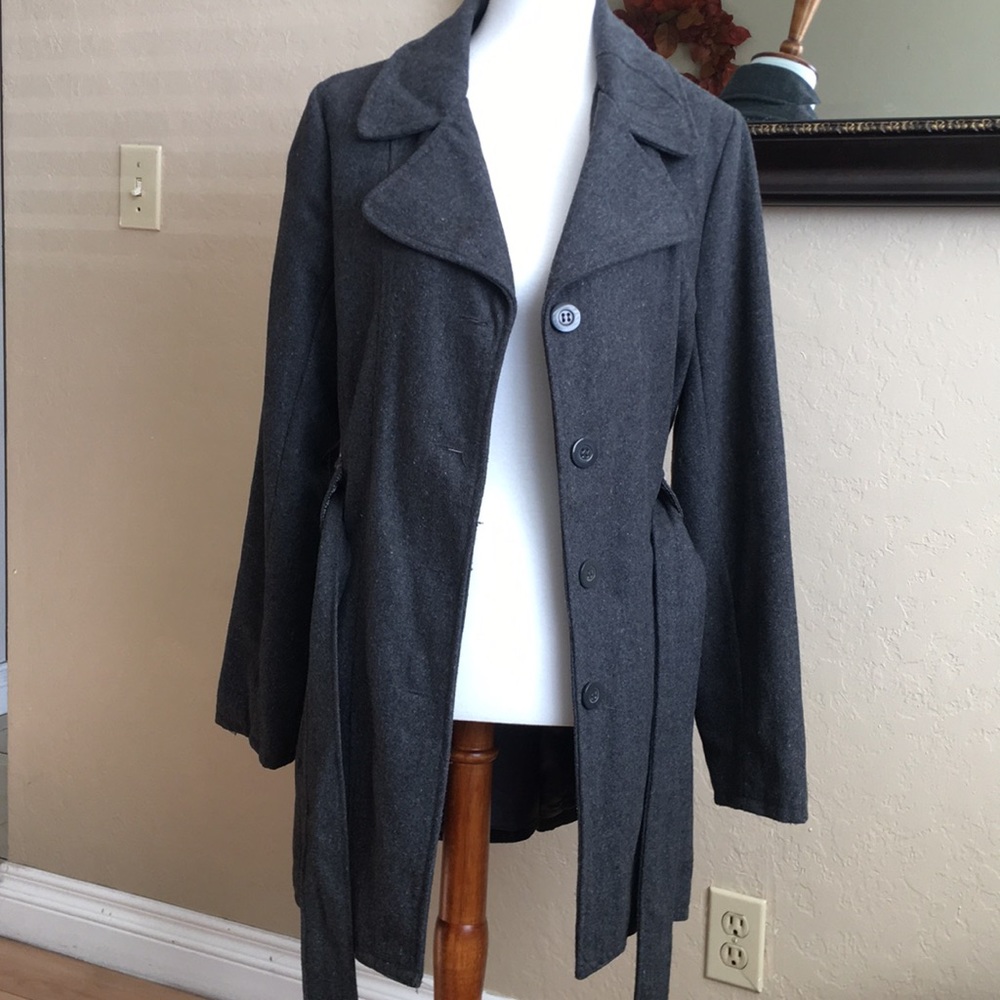 Gray coat